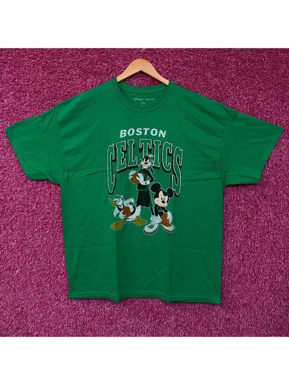 Junk Food Kelly Green Boston Celtics Disney Mickey Squad T-Shirt XXL